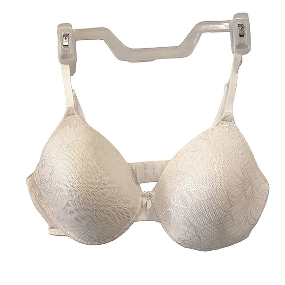 MAIDENFORM Demi Coverage T-shirt Bra 38C Wire free White P00669 - Picture 1 of 5
